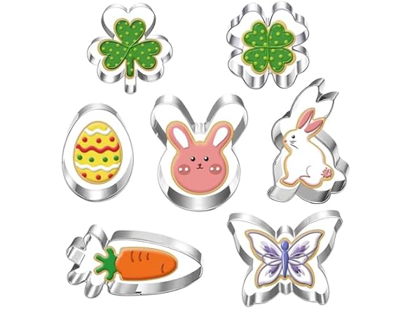 LUBTOSMN Shamrock Easter Cookie Cutter