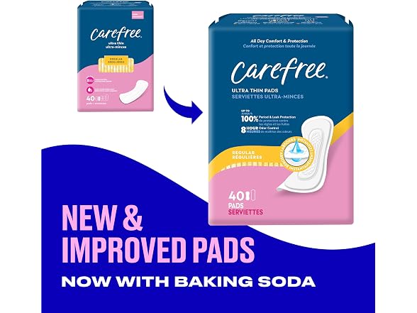 Carefree Ultra Thin Pads Women Regular Pads