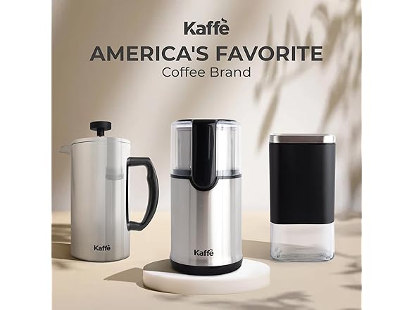 Kaffe Electric Coffee Grinder with Removable Cup (3.5oz)