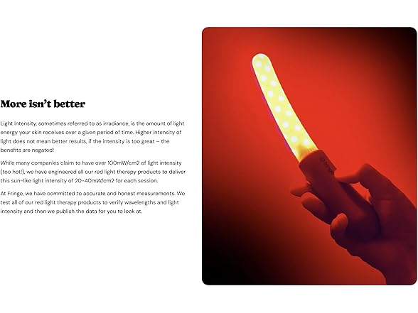 Fringe, Red LED Light, Blue Light Thera