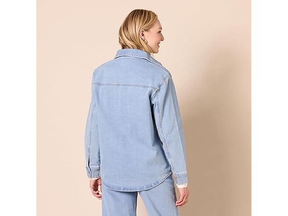 AE Womens OversizedFit Denim Shirt Jkt