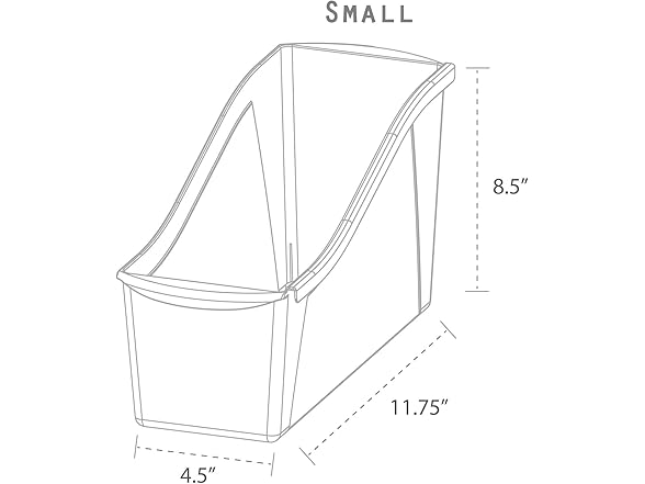 Storex Storex Small Book Bins