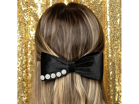 Scunci by Conair Velvet Bow Barrette
