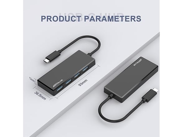 ANYPLUS USB C Hub, 4 Ports