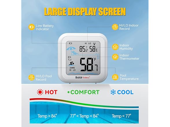 BaldrTherm Digital Anti-Fog Thermometer