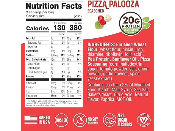 12CT Lenny & Larry's FITZELS Variety Pack, 3 Flavors