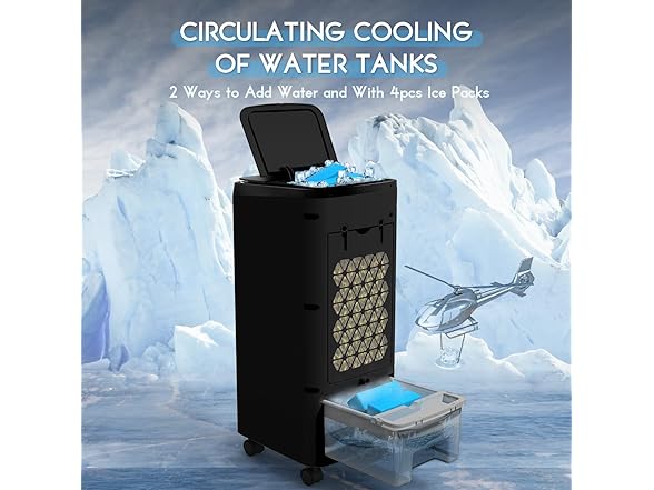 NOMEY Evaporative Air Cooler, 3-in-1 Air Conditioner