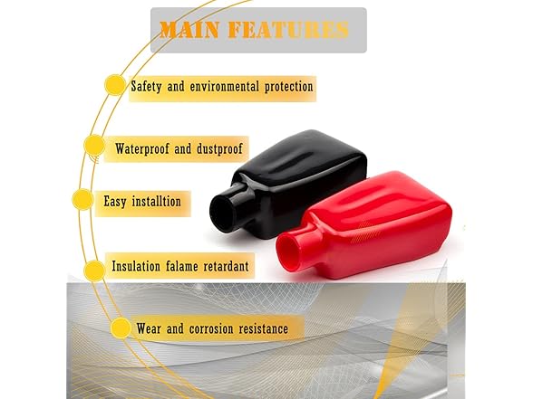 Battery Terminal Covers 6pcs