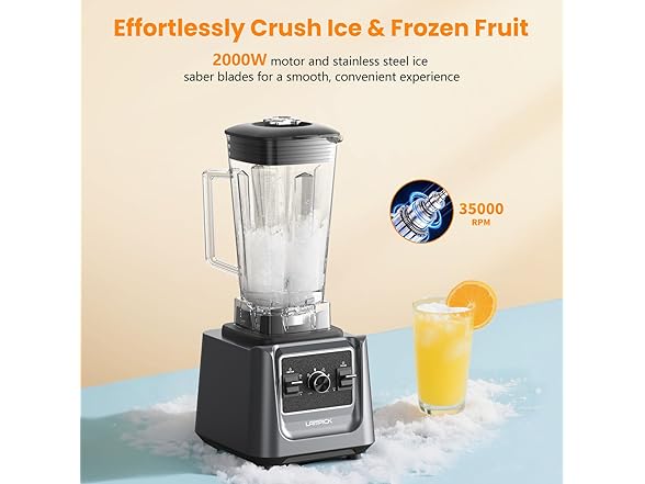2000W High-Speed Countertop Blender