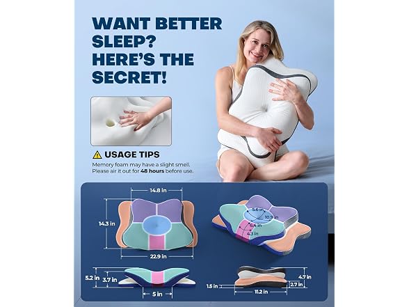 Latree 5X Pain Relief Cervical Neck Pillow
