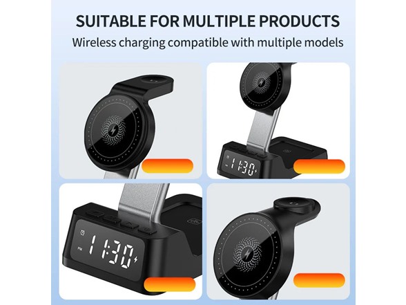 4in1 Wireless Charging Station w-Alarm