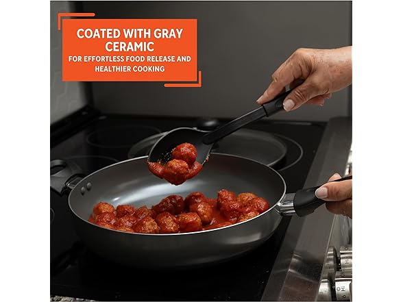 IMUSA 4Qt Aluminum Ceramic Nonstick Stock Pot 