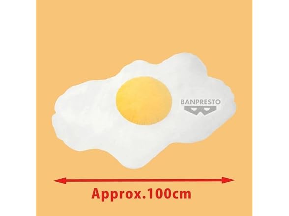 Banpresto - Food Series - Fried Egg, Jumbo Plush