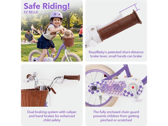 RoyalBaby Girls Belle EZ Kids Bike, 16"