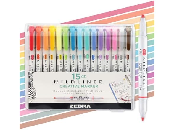 Double-Ended Highlighter Set