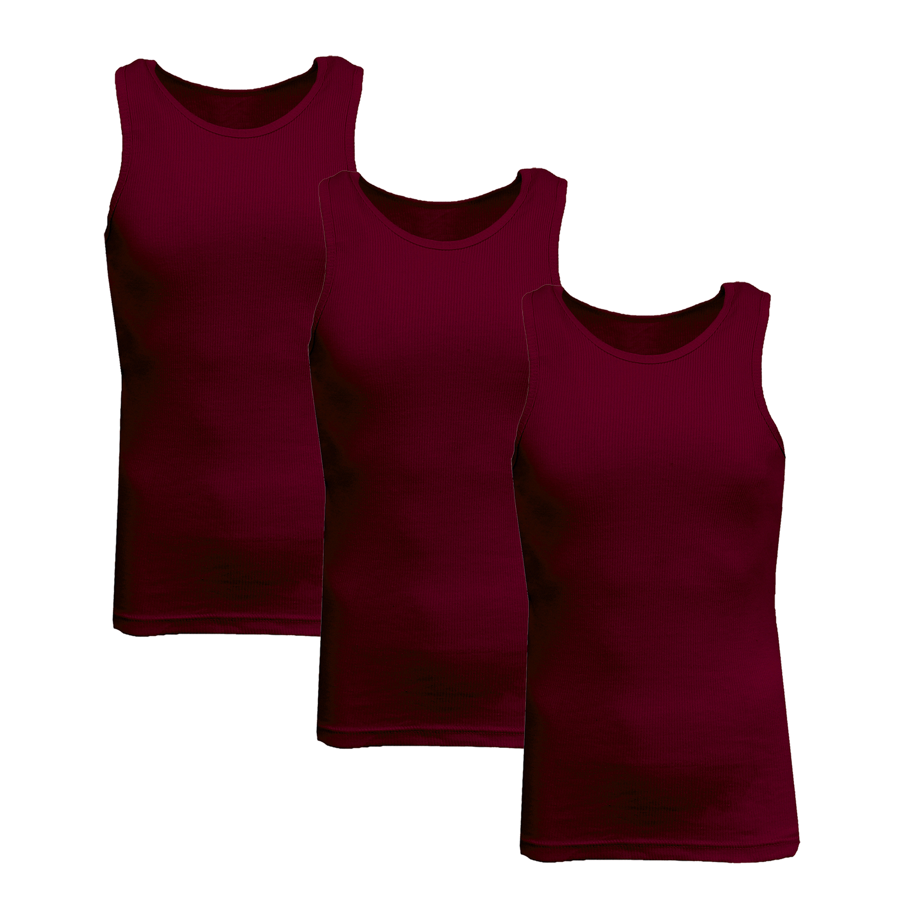 3 or 5PK Men's Heavyweight Ribbed Tank Top - Gallery 41