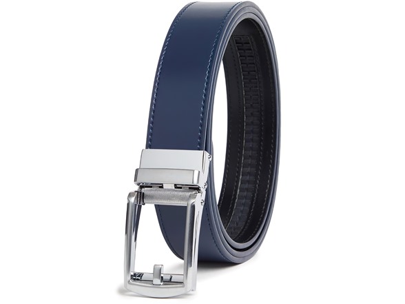 Navy Belt / Silver Buckle