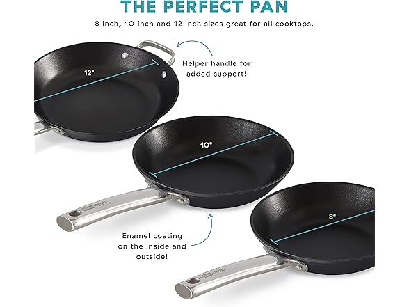 DASH Delish 8" Lightweight Cast Iron Pan