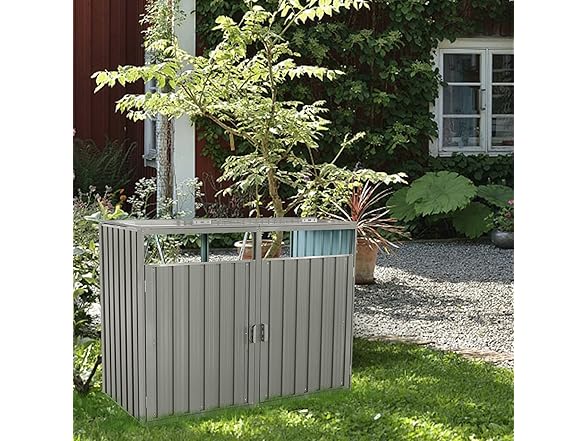 IMagacFun Outdoor Trash Can Storage