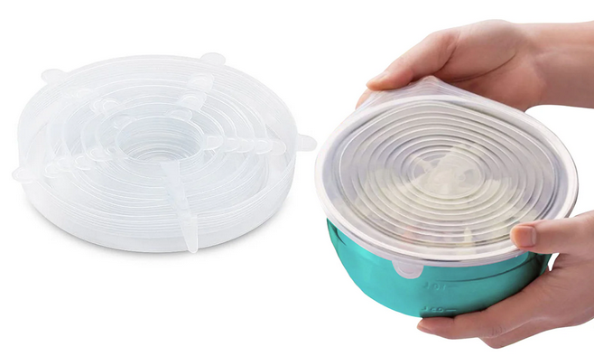 6pk Reusable Container Lid Covers - Gallery 9