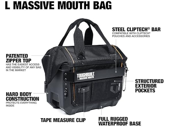 ToughBuilt TBL-CT-62-16A L Massive Mouth - Hang Tag - B