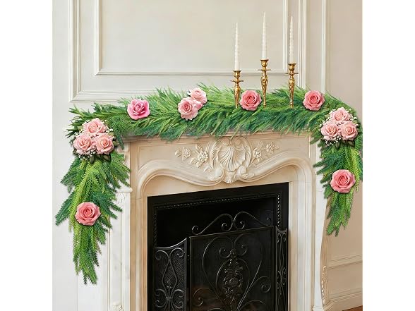 Nazano Real Touch Norfolk Pine Garland