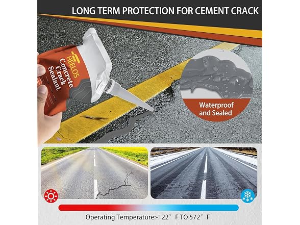 Heelos Concrete Crack Filler 2 Pcs gray