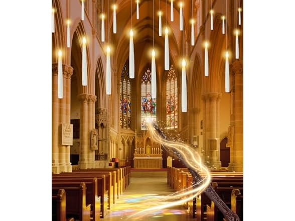 Tenmiro Floating Candles with Wand