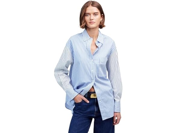 Madewell Women's Big Shirt-Double Weave