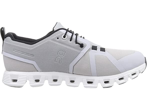 ON Men's Cloud 5 Waterproof Sneakers, Glacier/White, 9 Medium US (Open Box) (Open Box)