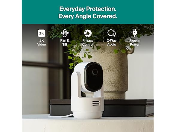 (NEW) Arlo Essential Indoor Pan Tilt Security Camera 2K (2025)