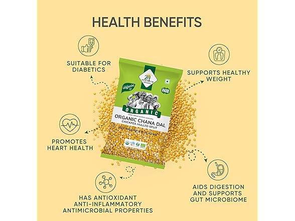 24 Mantra Organic Chana Dal 4 lb