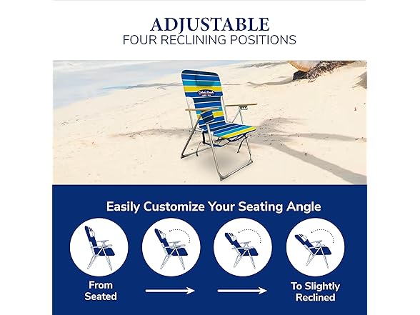 Cabana Beach Folding Chair, Bold Stripe