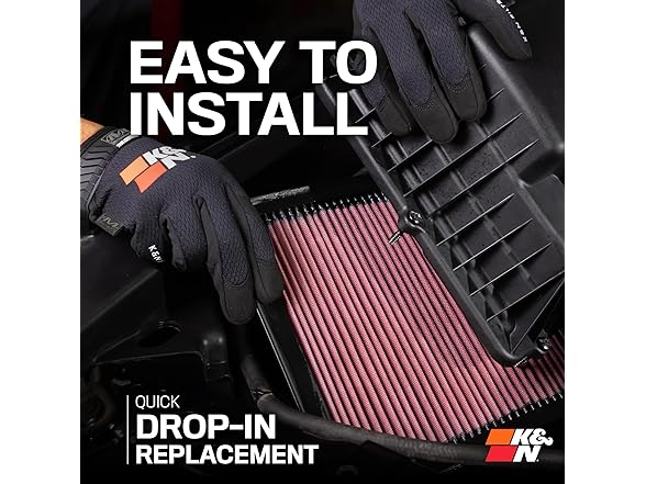 K&N High-Flow Original Lifetime Engine 