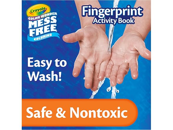 Crayola Color Wonder Mess Free Fingerprint Activity Book