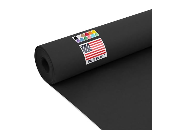 Paclord Paclord 24" x 1200" USA Made Black Kraft Paper Rol