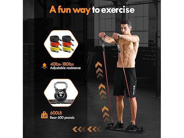 MQRW Push Up Board | 20 Accessories