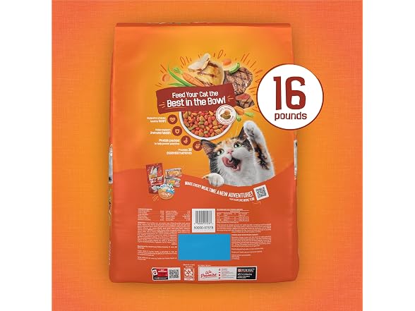 Tender Crunchy Dry Cat Food 16lb
