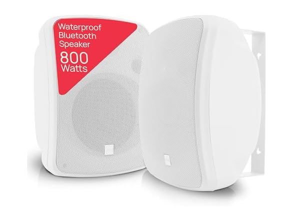 Pyle PDWR64BTW 6.5" BT Speaker System (White)