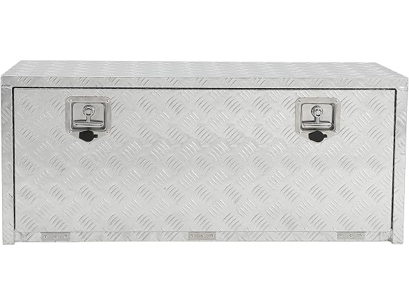 MOVECOM Heavy Duty Aluminum Underbody Tool Box Silver