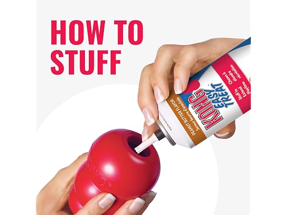KONG Classic Stuffable Dog Toy, Natural Rubb