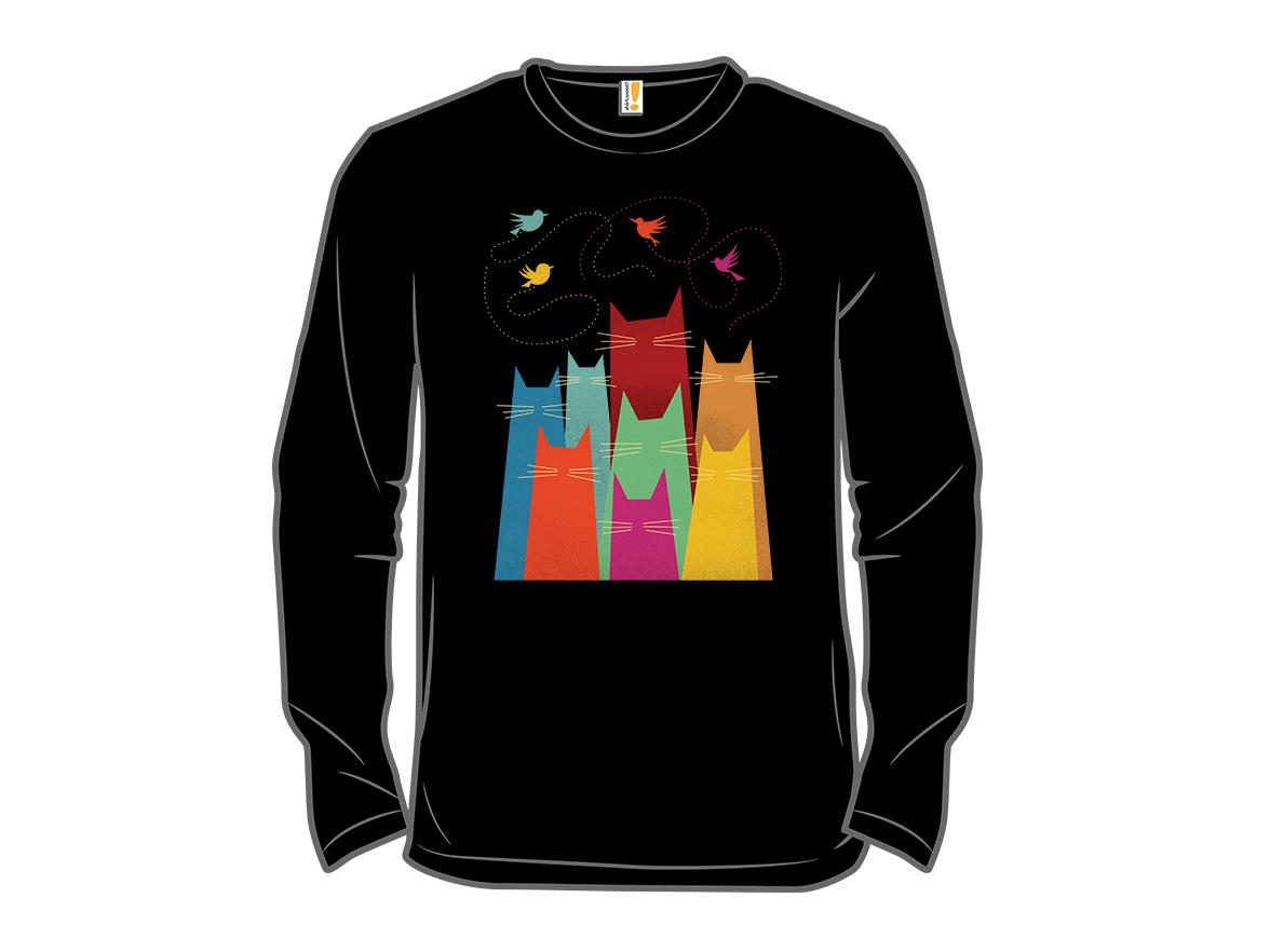 Minimalist Cats and Birds - Gallery 13