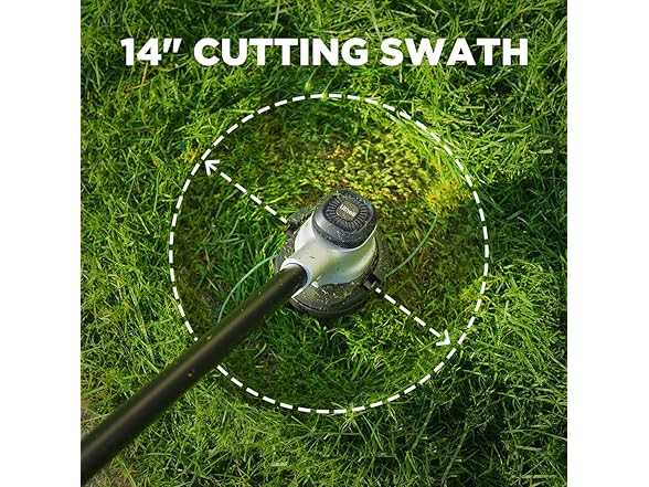 Litheli 2x20V 14" Brushless Cordless String Trimmer