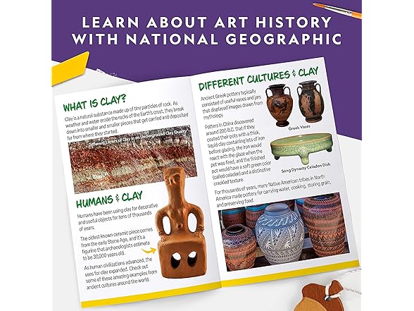 NATIONAL GEOGRAPHIC Modeling Clay Arts Set