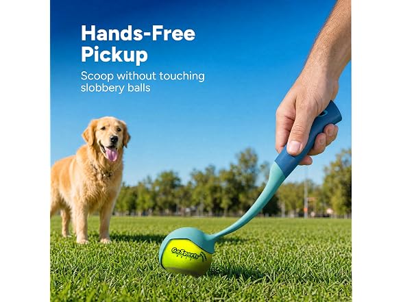 GoSports Pets 12 Inch Dog Ball Launcher with 2.5" Tennis Ball