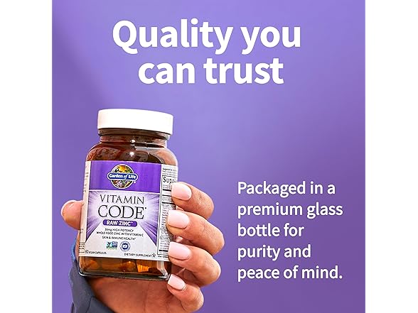 Garden of Life Zinc 60ct