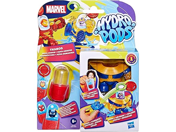 Marvel Hydro Pods Thanos Toys