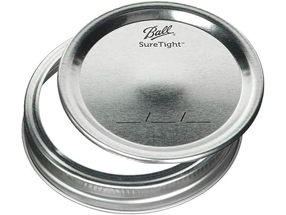 Ball - 32oz Wide Mouth Jars with Lids & Bands 12 Pack Jars