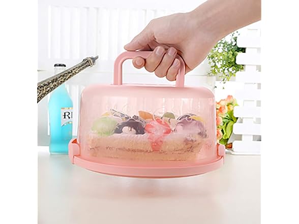 Cake Carrier with Handle 9" Cake Keeper Round Cheesecake Carrier 