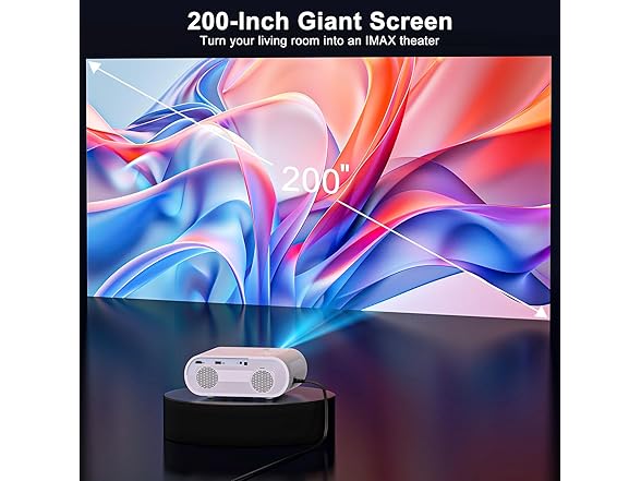 HOMPOW HD 4K Projector